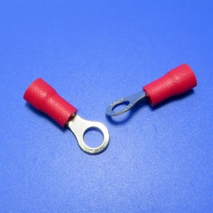 冷压端子RV1. 铜端头1000个 s线耳带胶圆形预绝接线端子RV1