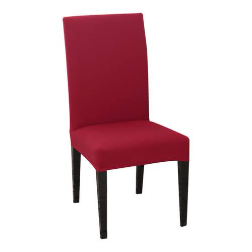 Solid Color Chair Cover Spandex Stretch Elastic Chair Covers