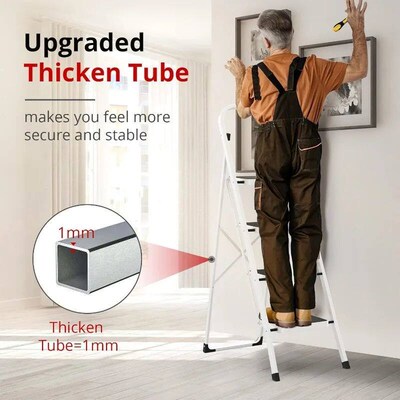 Step Ladder Folding Step Stool Step Ladder, Stool for Adults