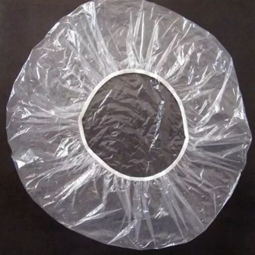 100pcs Disposable Shower Caps Hat Clear Bathing Shower Cap