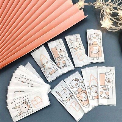 200Pcs Nougat Sugar Plastic Bags Peanut Candy Wrappers