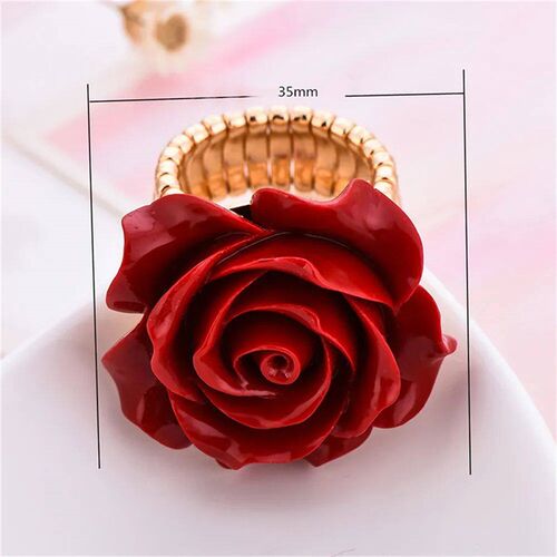 2023 New Arrival Fashion Statement Finger Ring red colors Re