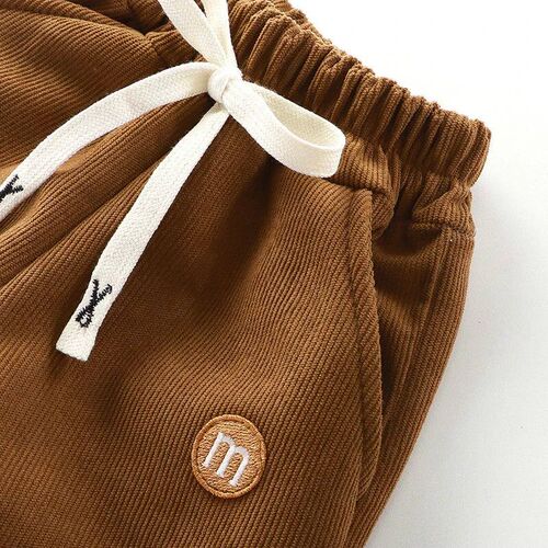 Kids Winter Fleece Thickened Pants Warm Trousers for Boys Gi