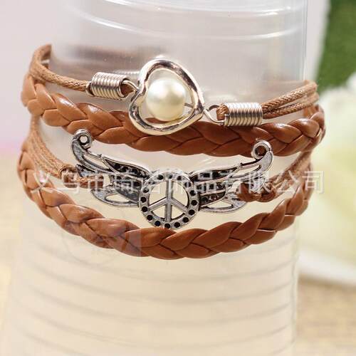 。Nimi Brlet pe love wings hand woven Brlet infinity Brlet T