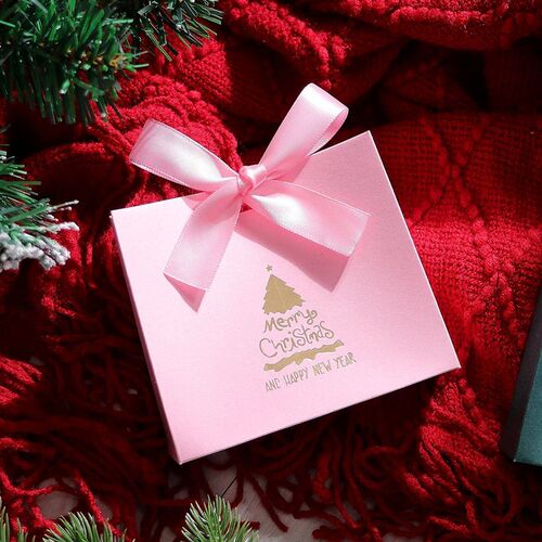 10 pieces elegant mini gift bags/boxes with ribbon and Chris