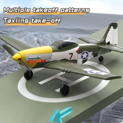 P51D RC Plane 2.4G 4CH 6G/3D Model Six-Axis RC Airplane Elec