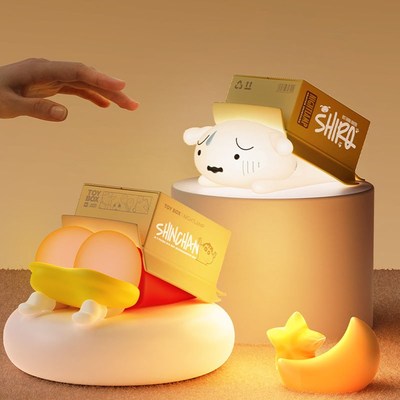 Crayon Shin-chan  蜡笔小新 躲猫猫氛围灯 趣味公仔 手机支架