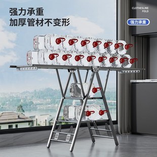 Drying racks folding indoor balconies clothing drying poles