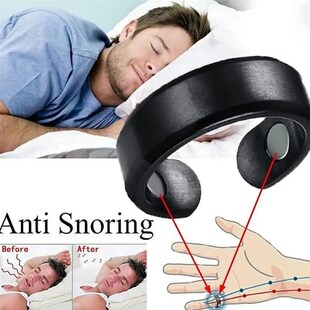Anti Snoring Device Ring Magnetic Therapy Acupressure atment
