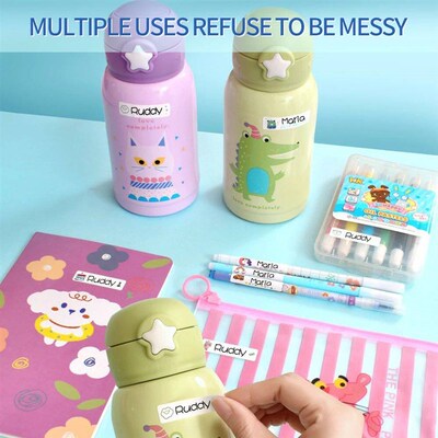 120Pcs Blank Name Tag er Customize ers Labels Children Schoo