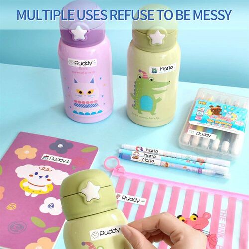 120Pcs Blank Name Tag er Customize ers Labels Children Schoo