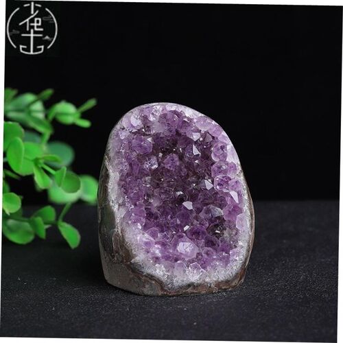 Amethyst Crystal Clusters Stone Uruguay Deep Purple Raw Geod