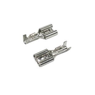 .8插簧接线端子插拔式 快速冷压铜鼻子线耳插片电线接插件连接器