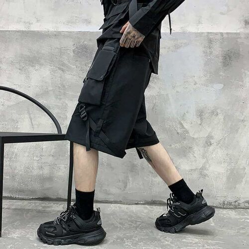 Summer Mens Tooling Shorts teny Bran Ins Loose Off-top teny