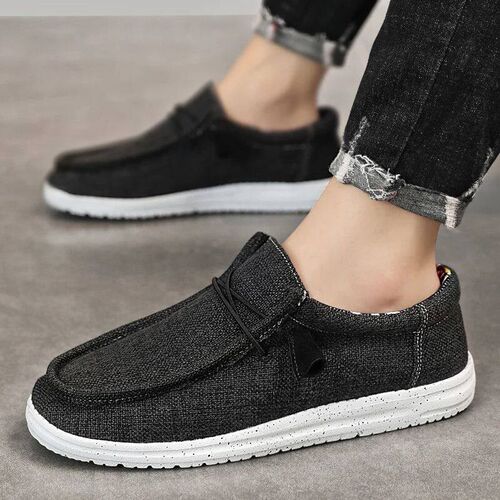 Men Caual Shoe Breathable Lightweight Slip-On Flat Simple Co
