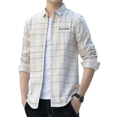 New Spring and Summer Shirt Mens Long-sleeved All-match Pro