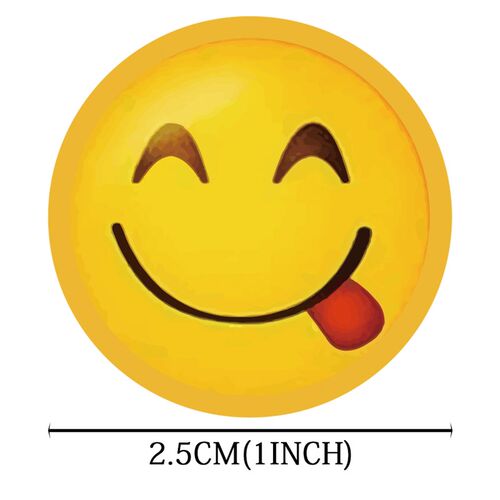 100-500pcs Smiley Face er for Kids Reward er Yellow Dots Lab