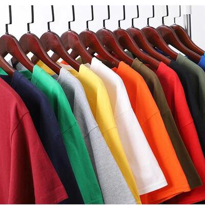 Fashion mens simple solid color printed short-sleeved summe