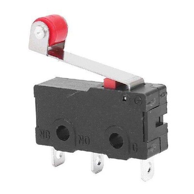 LUDA 20 Pcs Mini Micro-Limit Switch Roller Lever Arm SPDT
