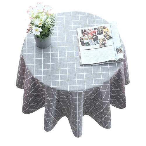 Round table tablecloth waterproof tablecloth圆桌桌布餐桌布