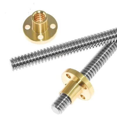 T10 Lead Screw 304 stainless steel stepper motor lead 2mm 4m