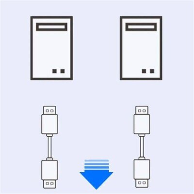 USB3.0 DualPort KVM Switcher Printer Sharing SwitchSelector