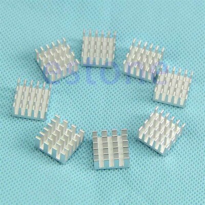 HOT! White Alu um Heatsink For DDR VGA RAM Memory Chipset