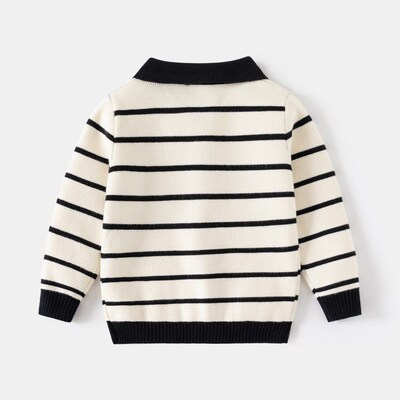 Tyg Boys Lapel Striped Sweater Pick Your Size To Get Childre