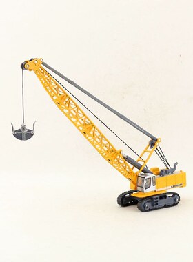 Alloy engineering vehicle cable excavator model,1:87 excavat