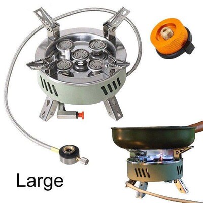 6800W Portable Camping Stove with Piezo Ignition High Power