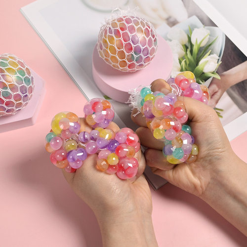 Squishy vent Toys squeezy Glass grapes Stress琉璃葡萄捏捏乐