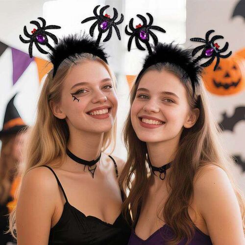 Halloween Spider Headbands, Childrens Bizarre Headbands头箍