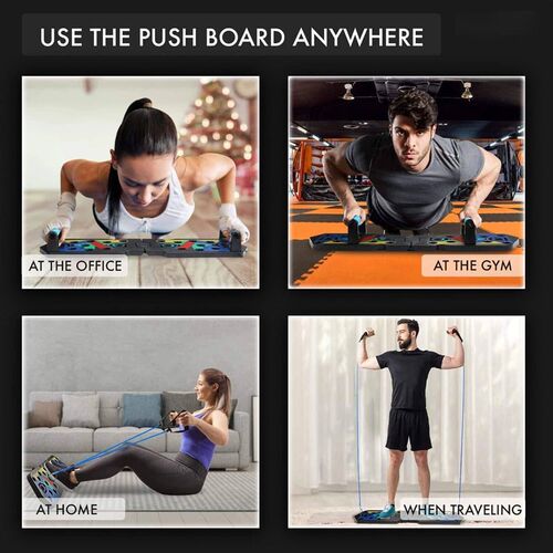 Push-up Board Set Portable Multifunctional Push-up Bar Folda