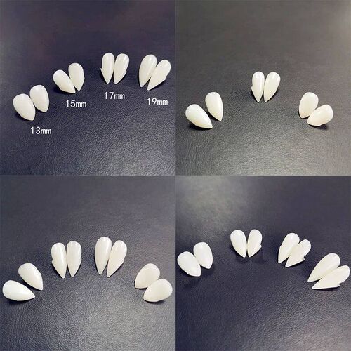 Pair Halloween Vampire Teeth Fangs Dentures Prop Party