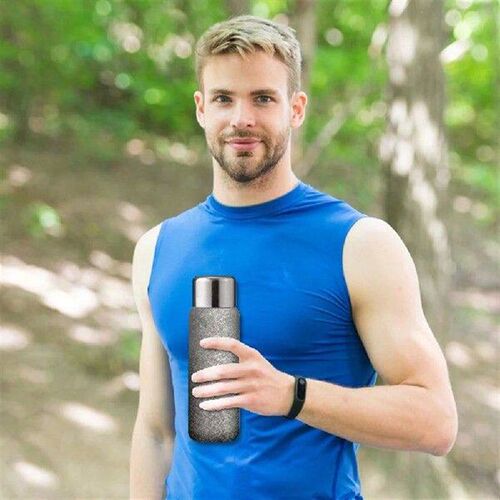 600ml Titanium Vacuum Insulated Water Bottle Keeps Hot Or