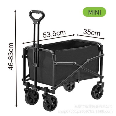 Collapsible Outdoor Wagon Cart Folding Camping Cart Garden T