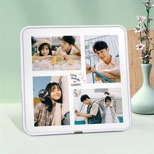 九宫格相框摆台照片定制挂墙创意相册框宝宝多张带打印洗相片