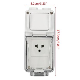 Socket Power Wall Outdoor Electrical Plug Waterproof