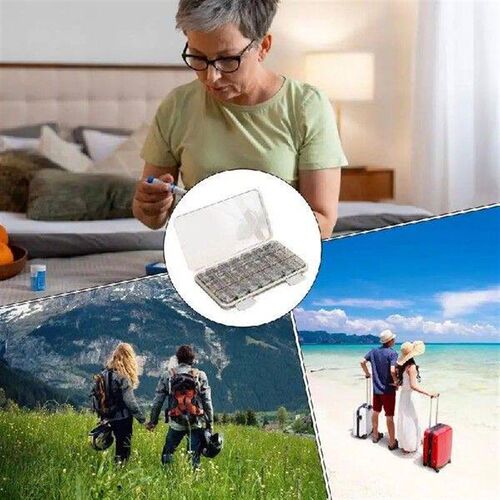 Pill Cases Organizers 7 Day Large Weekly Pill Cases Box