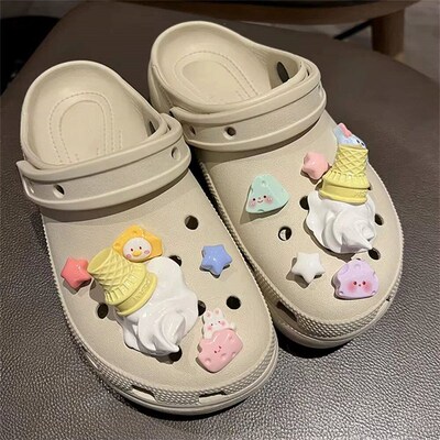 2024 Funny Ice Cream Charm For Clog Shoe Decoration Diy Deta