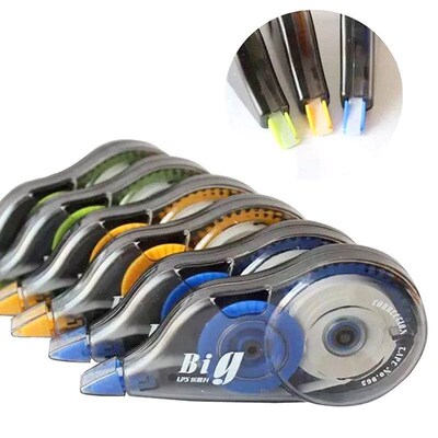 3 Pcs/Set Transparent Correction Tape Student Large Capacity
