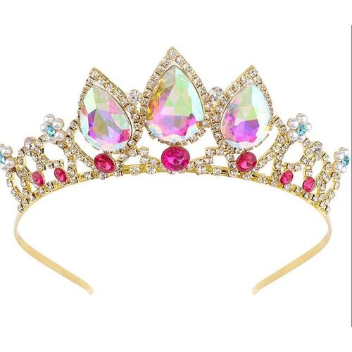Bridal Wedding Crown Princess Girl Headdress Water Drops