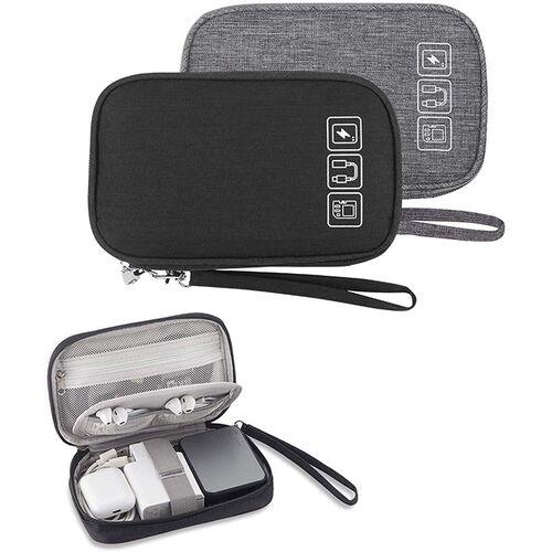 Cable Gadget Organizer Storage Bag Pouch Portable Electronic