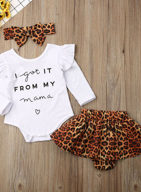 Citgeett Fall Autumn 3PCS Newborn Baby Girl Clothes Ruffle R