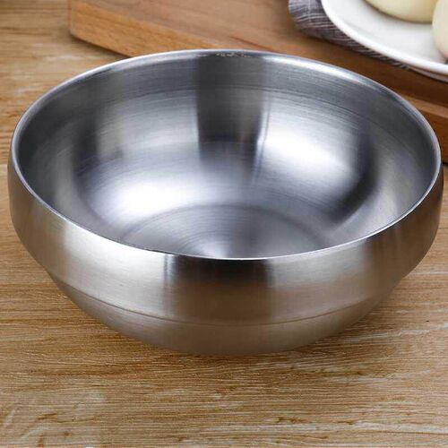 Double thick stainless steel bowl Korean 304 stainless steel