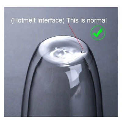 80ML/150ML 2-18PCS Double Wall Glass Kung Fu Tea Cup Transpa