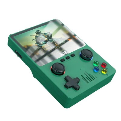 2024 New X6 3.5Inch IPS Screen Handheld Game Player Dual Joy