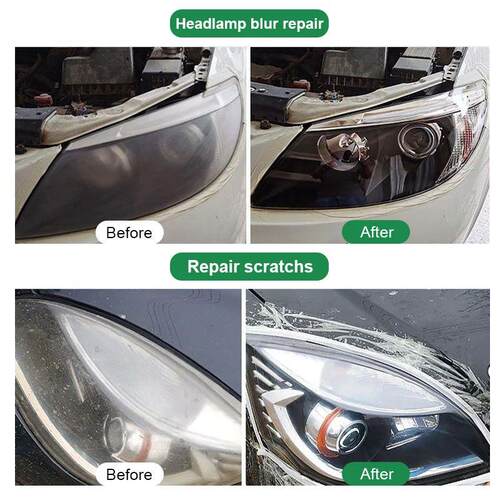 Car Headlight Restoration Polishing Kits Headlamp Scratch Re
