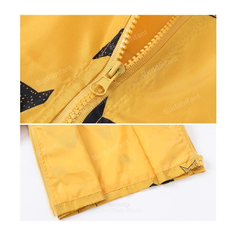 toddler boy jakcket waterproof wind jacket kids windbreaker - 实物图