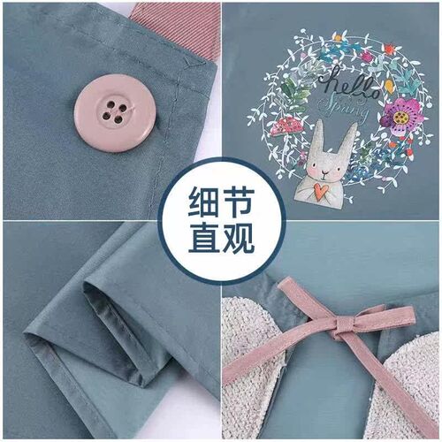 Kitchen Hand-wiping Apron Household Waterproof and Oil-proof